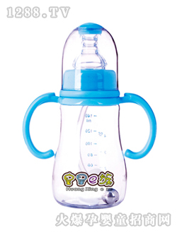 皇星e族有柄小圓弧自動(dòng)奶瓶