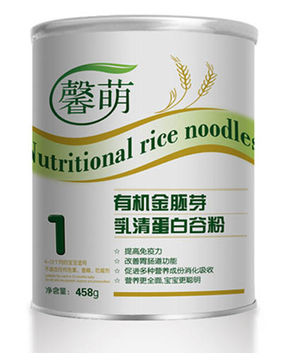 馨萌有機金胚芽乳清蛋白谷粉1段