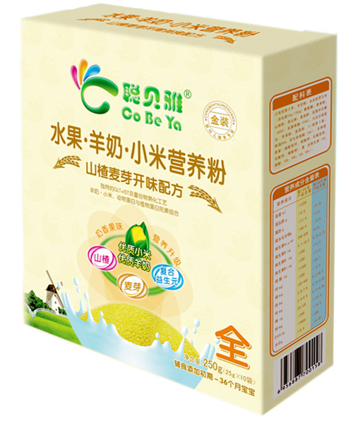 聰貝雅山楂麥芽開(kāi)胃配方小米營(yíng)養(yǎng)粉