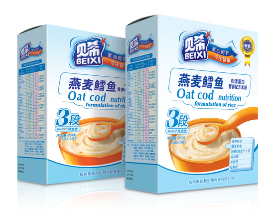 貝希燕麥鱈魚盒裝米粉