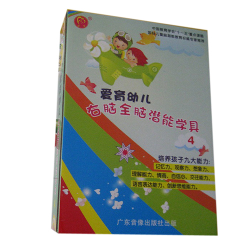 愛育幼童右腦特色班課程幼兒園中班下學(xué)期右腦全腦開發(fā)教學(xué)具