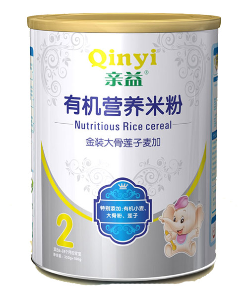 親益紙聽(tīng)大骨蓮子有機(jī)營(yíng)養(yǎng)米粉2段