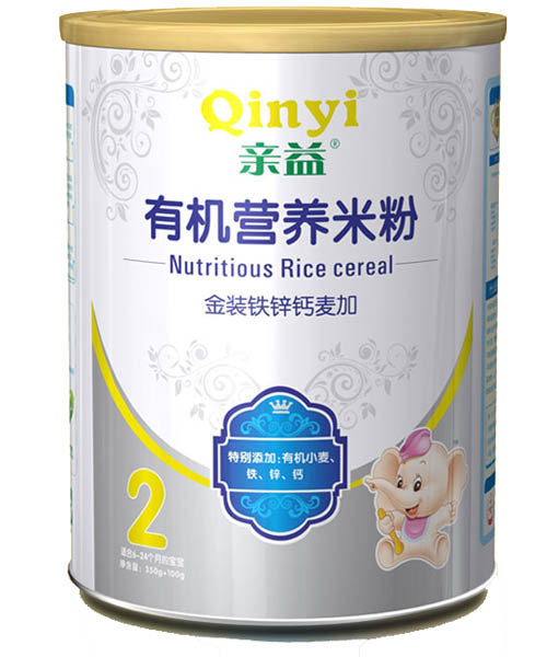 親益紙聽(tīng)鐵鋅鈣有機(jī)營(yíng)養(yǎng)米粉2段
