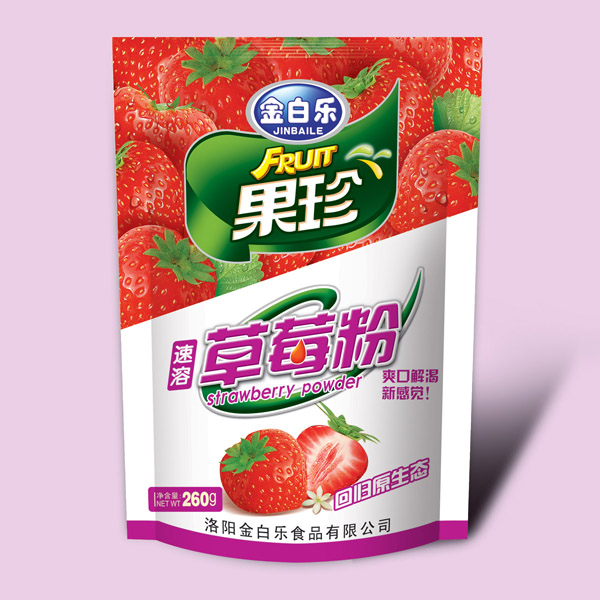 金白樂(lè)速溶草莓粉260g