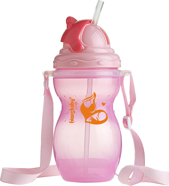好氏嬰童粉色多功能學飲杯