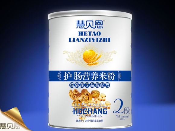 慧貝恩核桃蓮子益智配方護(hù)腸營(yíng)養(yǎng)米粉