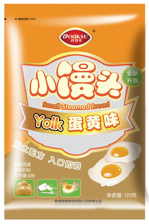 谷谷蘇蛋黃味小饅頭120g