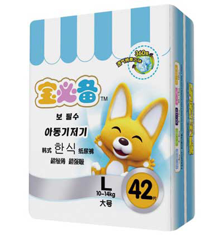 寶必備韓式嬰兒紙尿片L42片