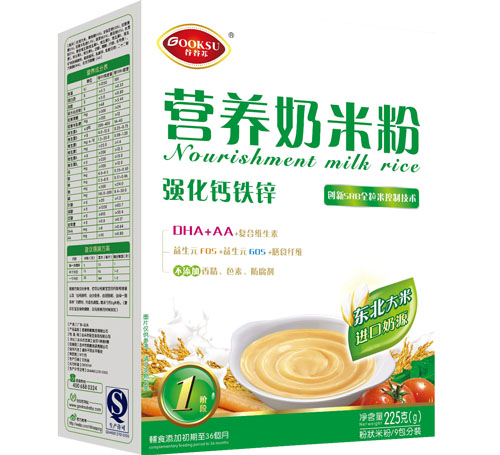 谷谷蘇強(qiáng)化鈣鐵鋅營(yíng)養(yǎng)奶米粉1段