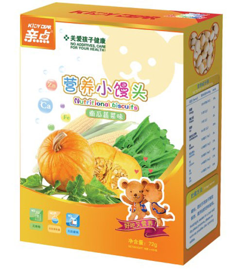 親點(diǎn)營養(yǎng)小饅頭(南瓜蔬菜味)