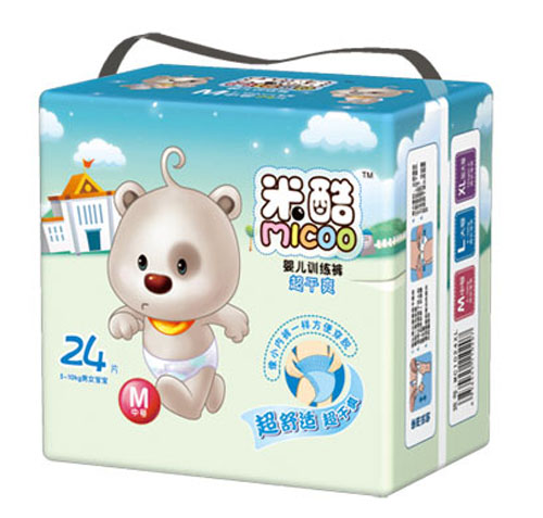 米酷超干爽嬰兒訓(xùn)練褲(中號)