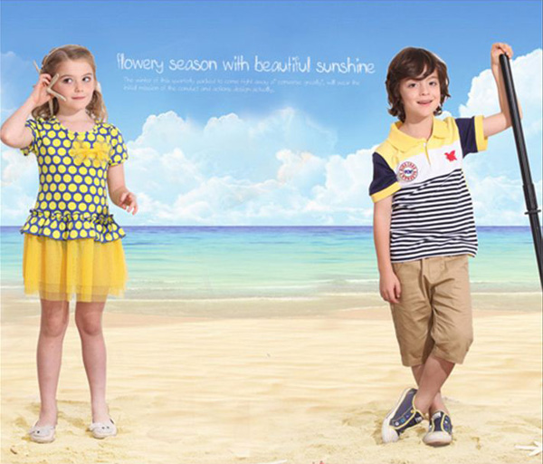 吉象貝兒夏裝新款男童