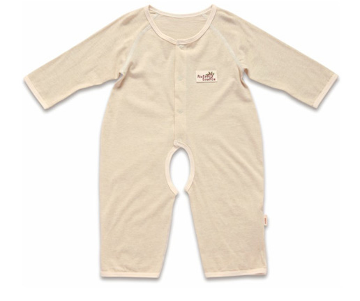 本色源對(duì)襟開檔哈衣