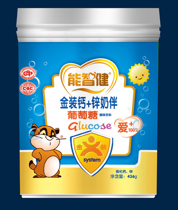 能智健436g金裝鈣加鋅葡萄糖