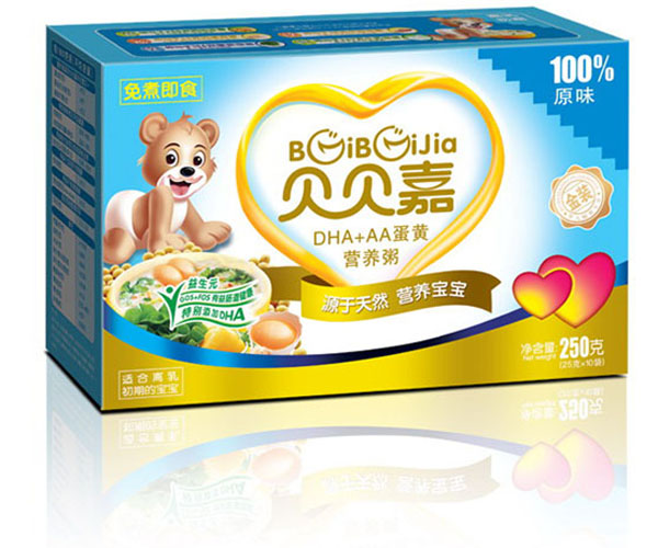 貝貝嘉DHA+AA蛋黃營養(yǎng)粥