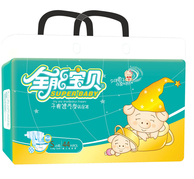 全能寶貝大包干爽透氣紙尿褲S碼44片