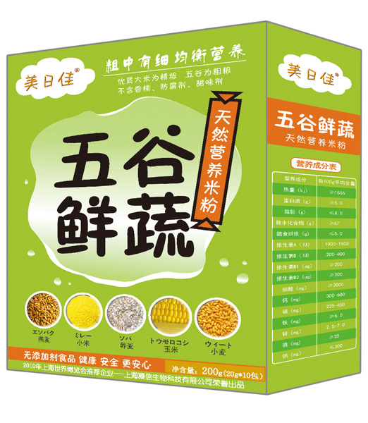 美日佳五谷鮮蔬營養(yǎng)米粉