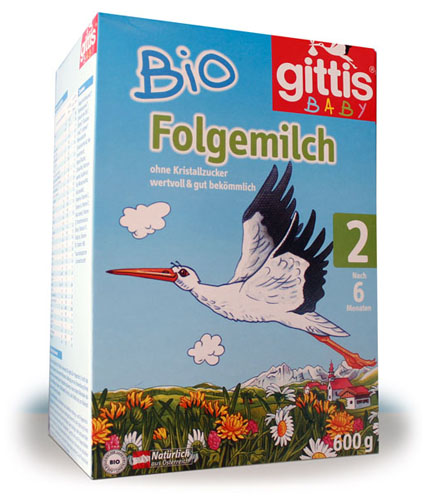 吉特士有機(jī)較大嬰兒配方奶粉