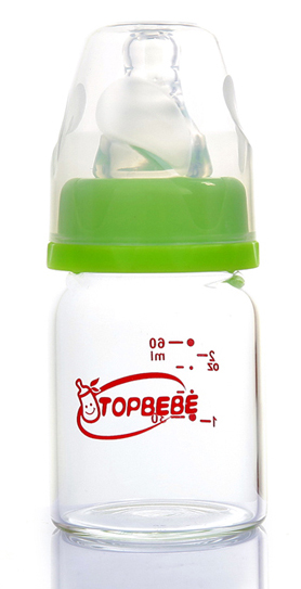 淘寶樂標口玻璃奶瓶60ml