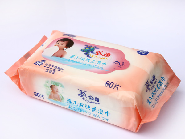 藝彩源嬰兒潤膚柔濕巾80片裝1