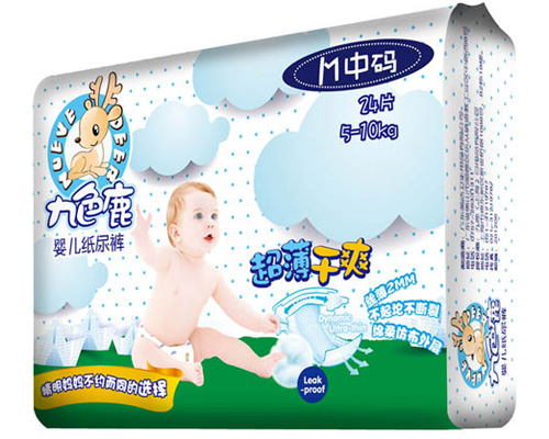 九色鹿超薄干爽紙尿褲M