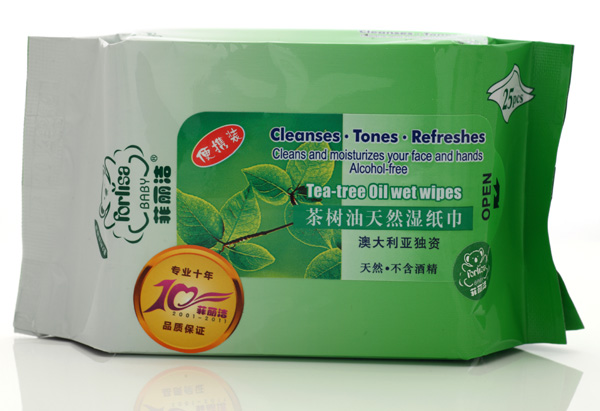 菲麗潔寶寶茶樹油天然濕紙巾