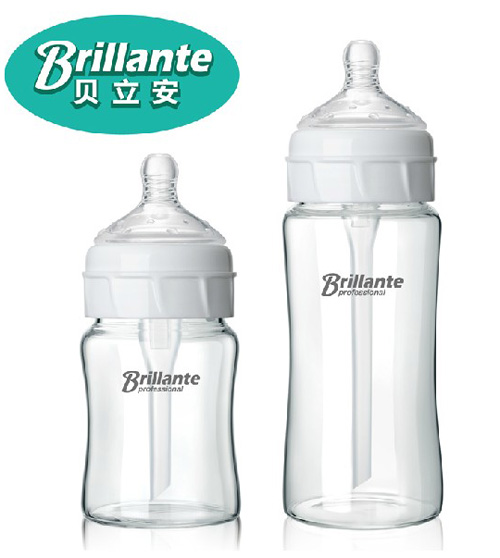 貝立安高級防脹氣晶鉆玻璃奶瓶
