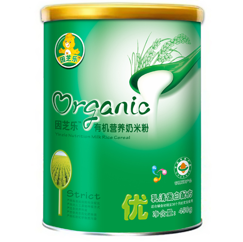 因芝樂(lè)聽(tīng)裝有機(jī)營(yíng)養(yǎng)奶米粉0段