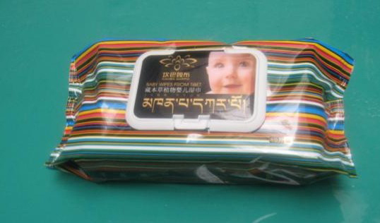 坎巴嘎布藏本草植物嬰兒濕巾80片