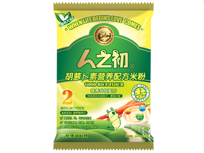 人之初胡蘿卜素營養(yǎng)配方米粉2段