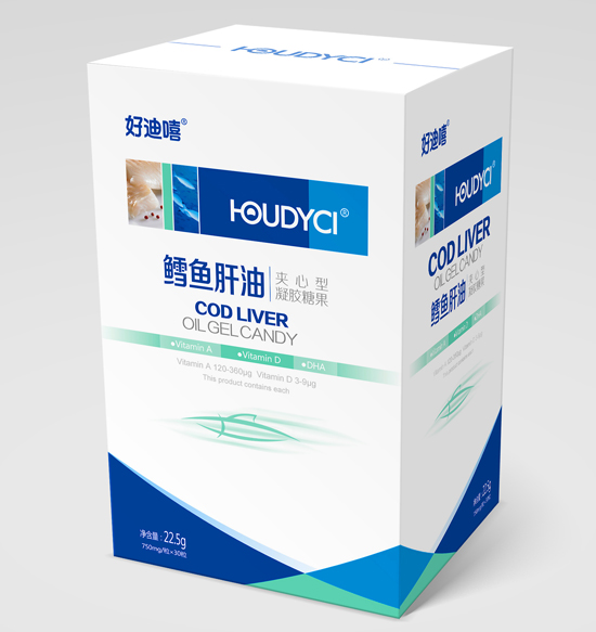 好迪嘻夾心型凝膠糖果(鱈魚肝油)