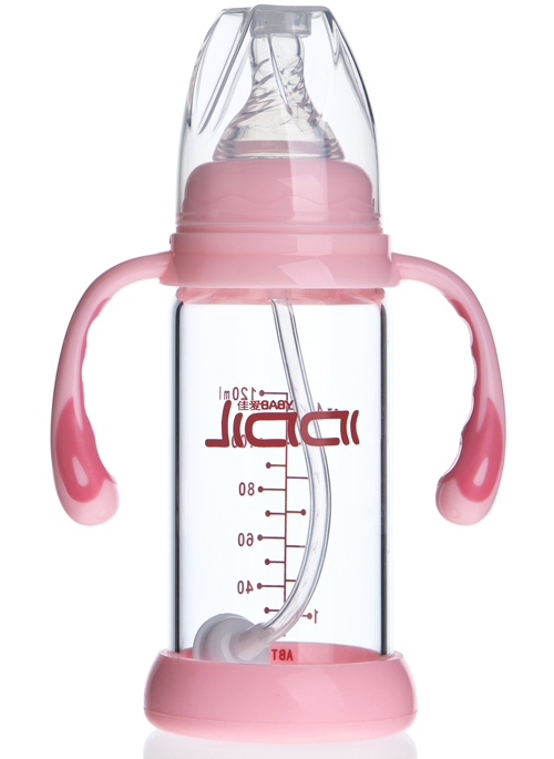 佳愛(ài)防摔晶鉆玻璃奶瓶(標(biāo)準(zhǔn)口徑)120ml