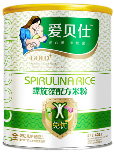 愛貝仕螺旋藻免優(yōu)配方米粉