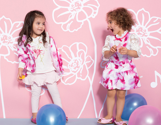 圖吖粉色芭蕾嬰童服飾