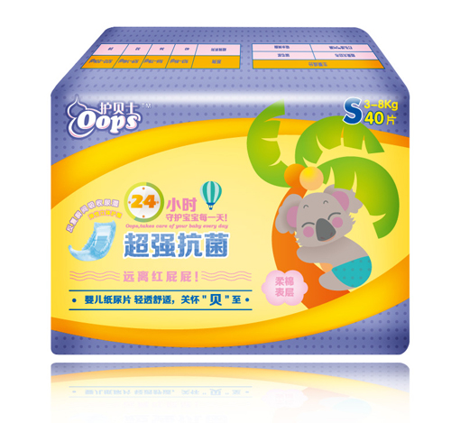 護(hù)貝士嬰兒紙尿片S碼40片