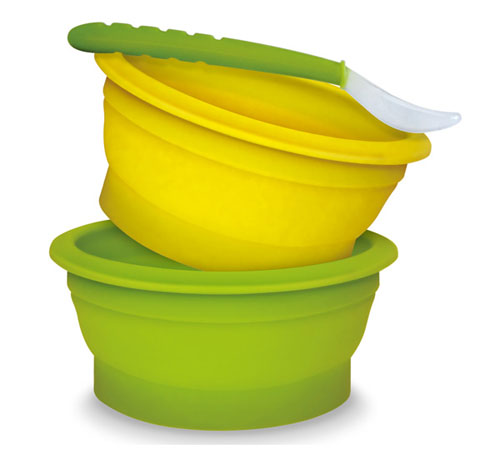 Babykin(貝沁)全硅膠碗+全硅膠軟匙