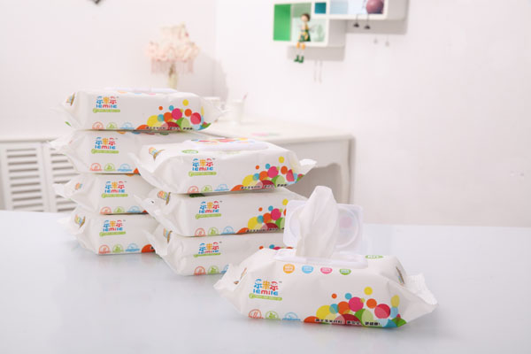 樂米樂玉米纖維兒童手口濕巾80片