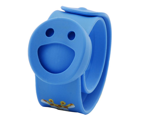 BUGOUT笑臉啪啪圈驅(qū)蚊手環(huán)藍色