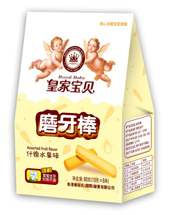 皇家寶貝80克磨牙棒-什錦水果味