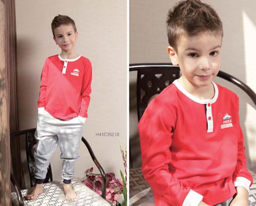 快樂城堡時(shí)尚紅色內(nèi)衣男童