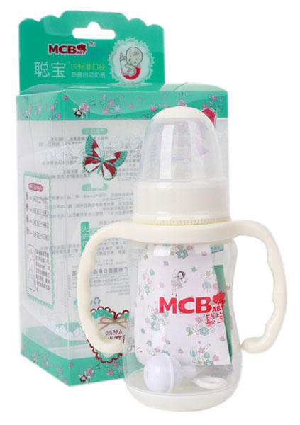 聰寶150MlPP標準口徑感溫自動奶瓶