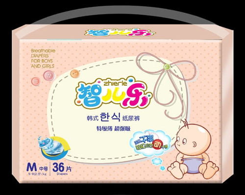 智兒樂韓式特級薄超強吸紙尿褲M碼