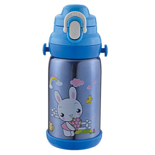 天使貝貝兒童不銹鋼水壺藍(lán)色