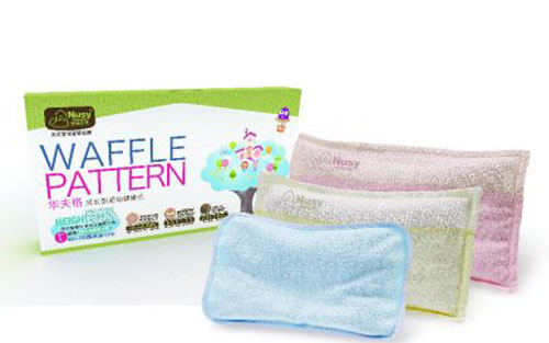 諾親小屋華夫格成長(zhǎng)型嬰幼健康枕L碼