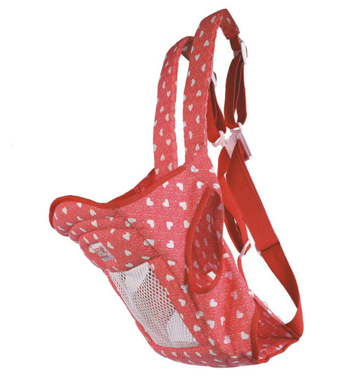 好可愛透氣型花布背帶