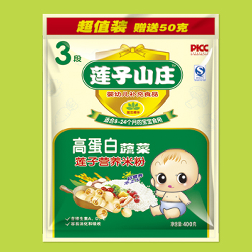 蓮子山莊高蛋白蔬菜蓮子米粉3段