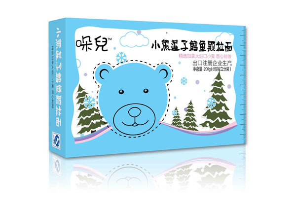 哚兒嬰幼兒小熊蓮子鱈魚顆粒面