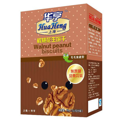 華亨核桃花生餅干(毛毛蟲造型)