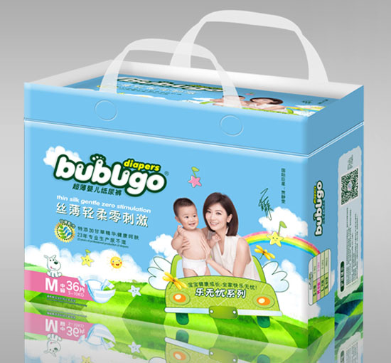 bubugo樂(lè)無(wú)憂系列超薄嬰兒紙尿褲