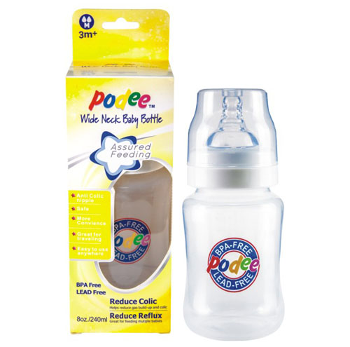 PODEE寬口PP奶瓶(單只裝)M孔